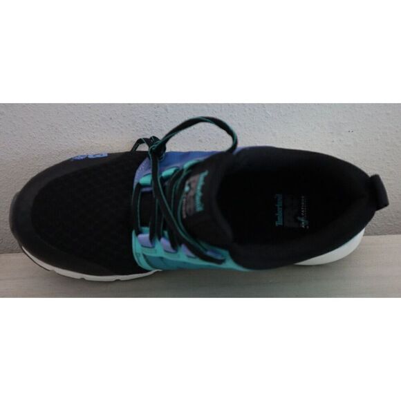 Timberland Pro Women's Sz 8.5W Black/Aqua Radius Comp Toe Work Shoes - Picture 6 of 11
